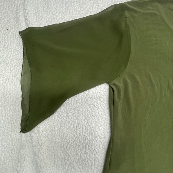 Women’s 3X-Large Fabiola Green Sequins Pattern Top - Picture 8 of 13